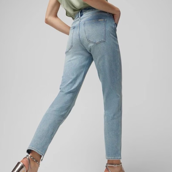 💎 WHBM High-Rise Sculpt Seamed Slim Crop Jeans – Yarkon Original 💎 - Picture 2 of 5